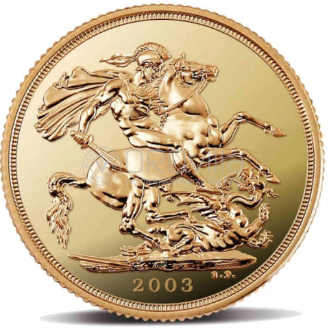 Quintupla Sterlina Oro 2003 Proof – Massima Qualità PF70 NGC